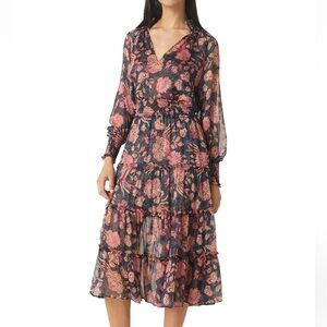 MISA NANDA SKIRT FLORA DOT NWOT